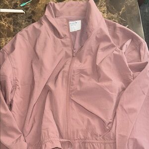 Old Navy Pink Bomber Jacket Lightweight Sporty